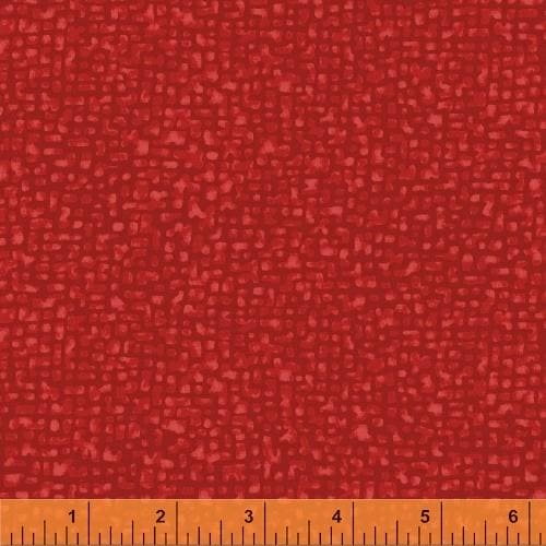 Bedrock - True Red Blender - per yard - by Whistler Studios for Windham - Coordinates w/ Born to Ride by Rosemarie Lavin - 50087-5 - RebsFabStash