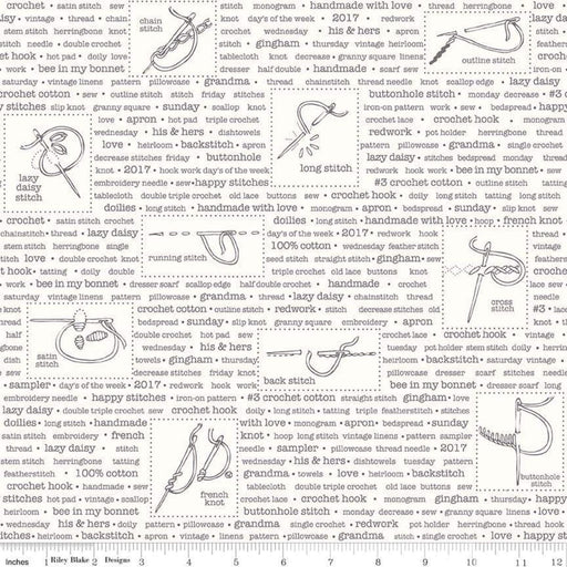 Bee Backgrounds - Gray Handmade - Per Yard - by Lori Holt - Riley Blake designs - Basic, Background, Low Volume - C6391-Gray - RebsFabStash