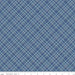 Bee Backings! - Quilt Back Fabric - Riley Blake - by Lori Holt - 108" wide Plaid on navy blue WB 6422 - RebsFabStash