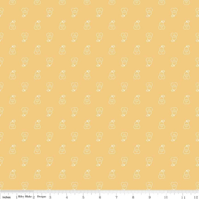 Bee Basics by Lori Holt Riley Blake Designs Basics Pear Yellow at RebsFabStash