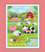 Best Friends Farm - Cows Allover - per yard - by Kate Mawdsley for Henry Glass - Yellow - 9021-33 - RebsFabStash