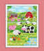 Best Friends Farm - Farm Animal Book PANEL! - per panel - by Kate Mawdsley for Henry Glass - 36" x 43" Large Panel! - 9019P-77 - RebsFabStash