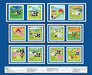 Best Friends Farm - Scenic Animals - per yard - by Kate Mawdsley for Henry Glass - Green - 9020-66 - RebsFabStash