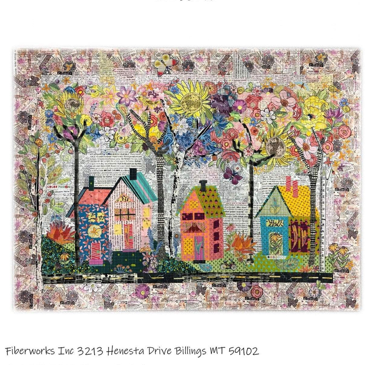 Birch Street Collage from Fiberworks Inc. - Quilt Pattern by Laura Hei ...