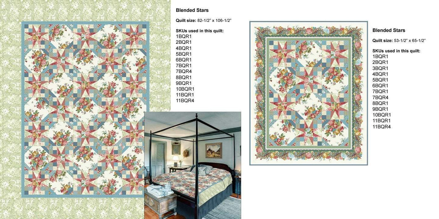 Blended Quilts Romance - Pattern Book by Jason Yenter - 6 quilts using the Romance collection - RebsFabStash