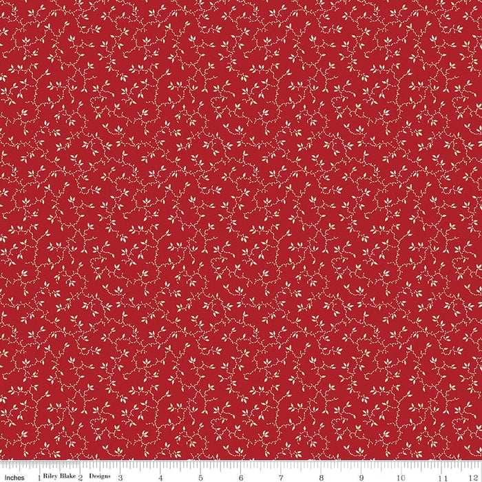 Blessed Beyond Measure - per yard - by Stacy West for Riley Blake Designs - Flourish - C9920-RED - RebsFabStash