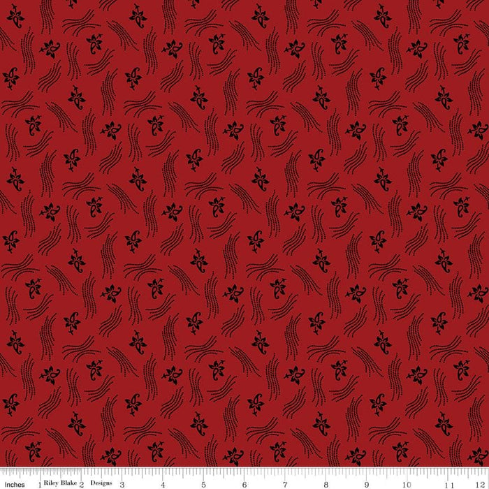 Blessed Beyond Measure - per yard - by Stacy West for Riley Blake Designs - Flourish - C9920-RED - RebsFabStash