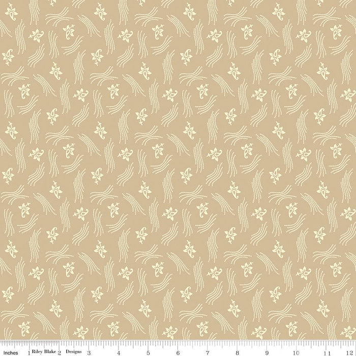 Blessed Beyond Measure - per yard - by Stacy West for Riley Blake Designs - Pointe - C9923-CREAM/RED - RebsFabStash