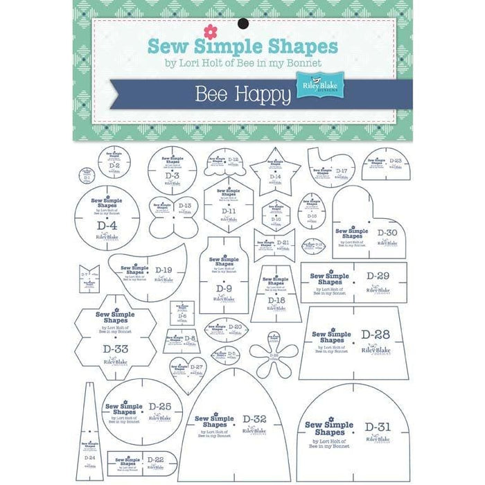 Bloom Templates - Sew Simple Shapes - Lori Holt for Riley Blake Designs - Bee in my Bonnet Designs - RebsFabStash