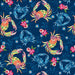 Blooming Ocean - Digital - Fish - by the yard - by Pam Vale for Studio E - 5410-18 - Multi - RebsFabStash