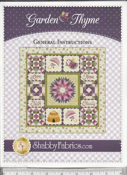 BOM - Garden Thyme - Full Pattern - by Shabby Fabrics - RebsFabStash