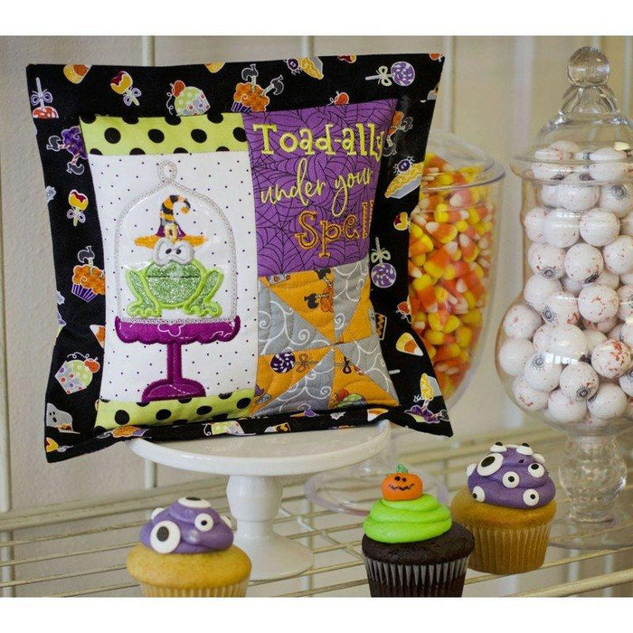 Broomhilda's Bakery - Embroidery CD - Fun projects! Take a look! - Maywood - by Kim Christopherson with Kimberbell Designs -Halloween - RebsFabStash