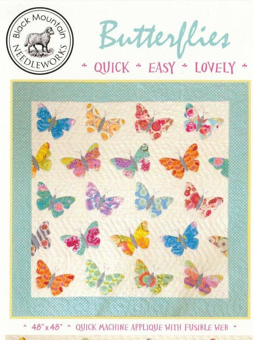 Butterflies - Wall Hanging or Lap Quilt Pattern - Black Mountain Needleworks - RebsFabStash