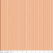 Stripes - per yard - Riley Blake Basics by Riley Blake Designs - Basics Orange and White stripe - 1/8 inch stripe - C495 RILEYORANGE-Yardage - on the bolt-RebsFabStash