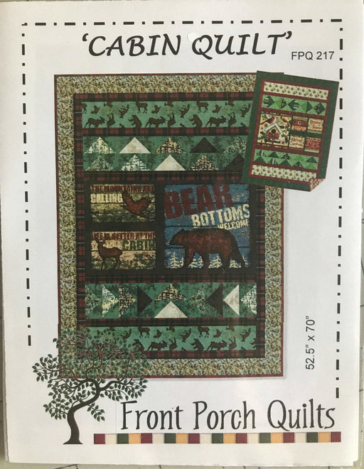 Cabin Quilt - Front Porch Quilts - Mini pattern - RebsFabStash
