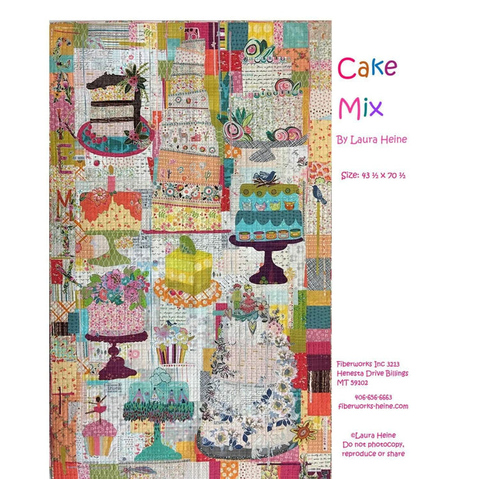 Cake Mix from Fiberworks Inc. - Quilt Pattern by Laura Heine - RebsFabStash