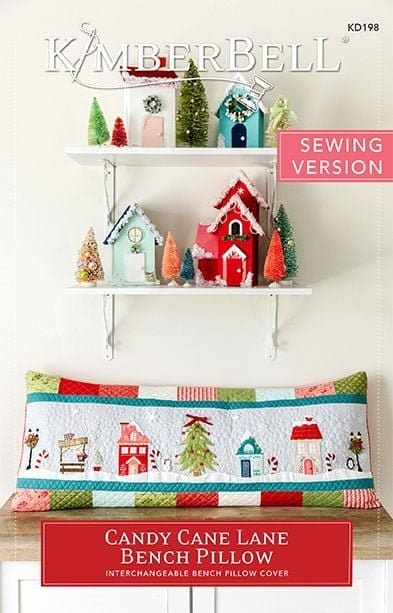 Candy Cane Lane - Bench Pillow - SEWING PATTERN - by Kimberbell for Maywood Studio - KD198 - RebsFabStash