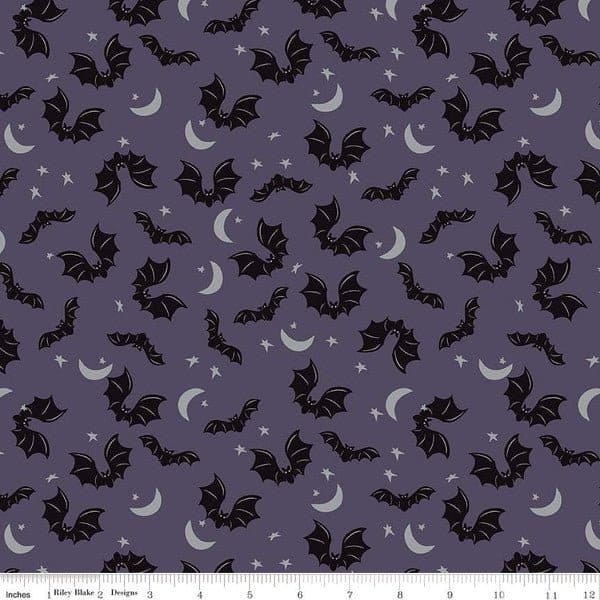 Cats & Bats - PROMO Fat Quarter Bundle - (18) 18" x 21" - Halloween Blend - RebsFabStash