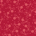 Cheerful Cherries - Per Yard- Kimberbell Basics - Maywood Studio - Pink Cherries on Red MAS 8245-PR - RebsFabStash