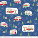 Christmas Adventure - Sweet Mint Argyle - per yard -by Beverly McCullough for Riley Blake Designs- Christmas, Campers - SC10736-SWEETMINT - RebsFabStash