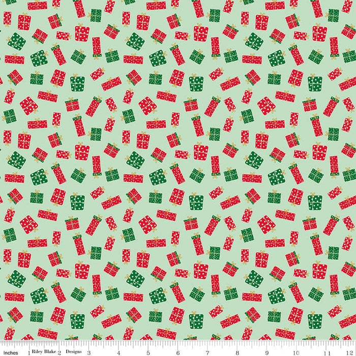 Christmas Adventure - White Snowflakes - per yard -by Beverly McCullough for Riley Blake Designs- Christmas, Campers - SC10735-WHITE - RebsFabStash
