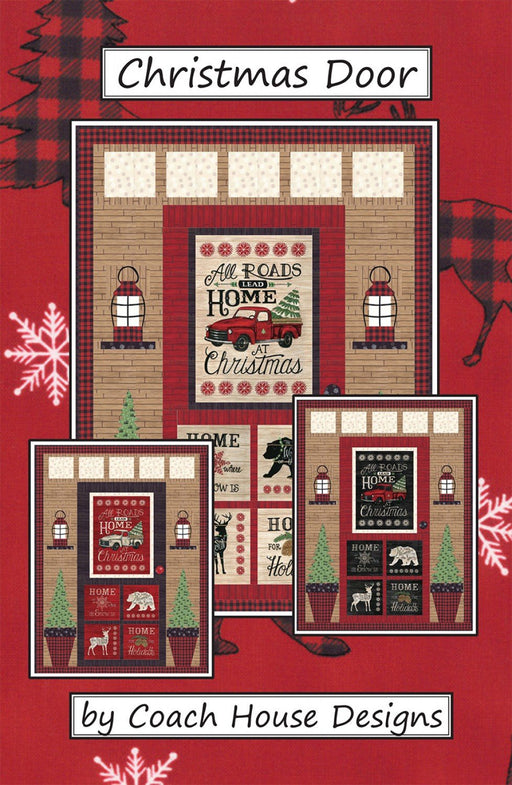 Christmas Door - Quilt Pattern - Barbara Cherniwchan - Coach House Designs - Uses Holiday Lodge by Deb Strain for Moda - RebsFabStash