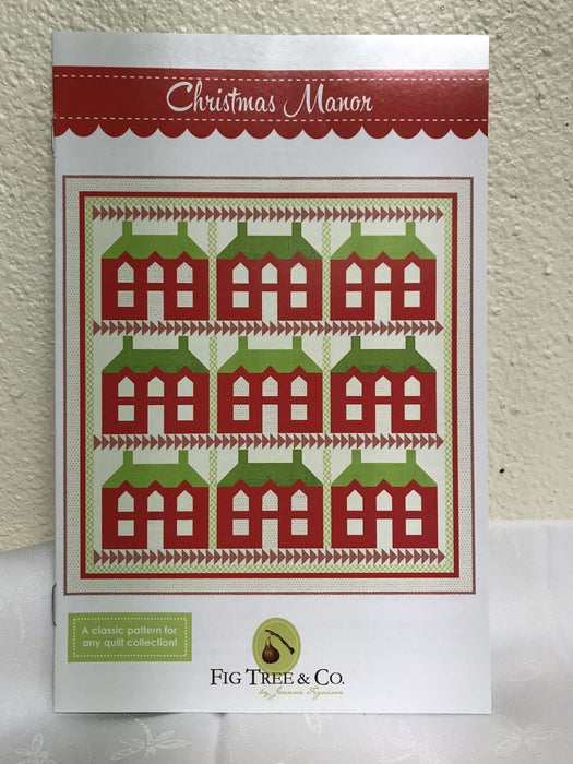 Christmas Manor by Fig Tree & Co. -Christmas quilt pattern - by Joanna Figueroa - FTQ 1250 - RebsFabStash