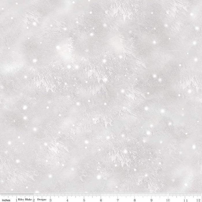 Christmas Memories - Gray Flurry - per yard -by Riley Blake Designs- Winter - Coordinates with Christmastime is Here - C8696-GRAY - RebsFabStash