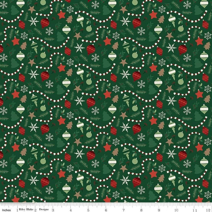 Christmas Traditions - by the yard - by Dani Mogstad for Riley Blake Designs - Plaid - C9595-BLACK - RebsFabStash