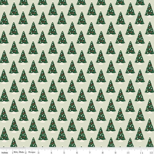 Christmas Traditions - by the yard - by Dani Mogstad for Riley Blake Designs - Trees - C9591-MINT - RebsFabStash
