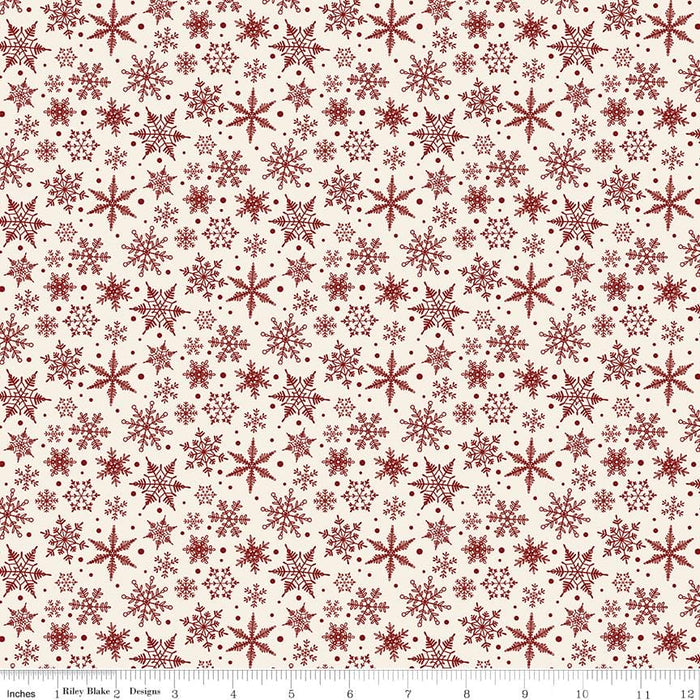 Christmas Traditions - by the yard - by Dani Mogstad for Riley Blake Designs - Words - C9593-CREAM - RebsFabStash
