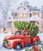 Christmastime is Here - Up on the Housetop PANEL! - Per Panel -by Riley Blake Designs- Santa, Christmas - 36" x 43" - P10741-HOUSETOP - RebsFabStash