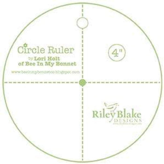 Lori Holt Circle Rulers with 9in , 6in , 4in and 2in 847736041941 - Quilt  in a Day / Rulers & Templates