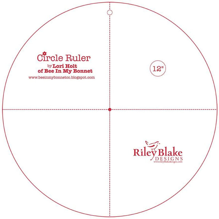 Circle Rulers 12" by Lori Holt Riley Blake Designs Bee in my Bonnet at RebsFabStash