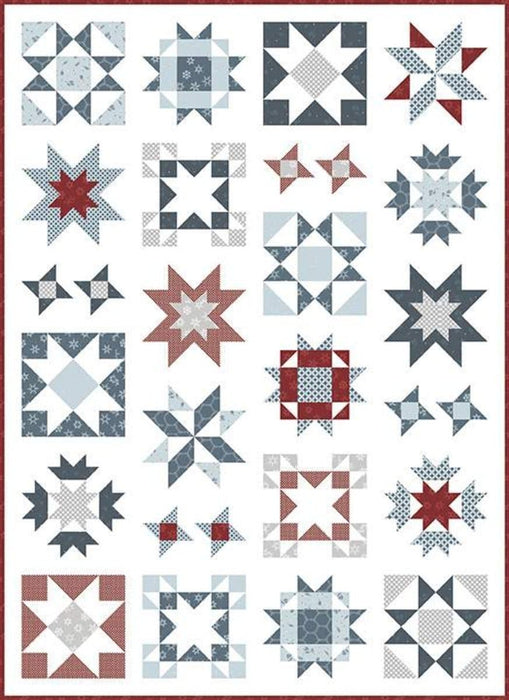 Clear Sky - Quilt PATTERN - by Andy Knowlton - Features Winterland fabric by Amanda Castor for Riley Blake Designs - #337 - RebsFabStash