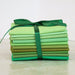 Confetti Cottons by Riley Blake Designs - PROMO Fat Quarter Bundle - (10) 18" x 21" pieces - Greens - solids - shades of green - RebsFabStash