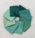 Confetti Cottons by Riley Blake Designs - PROMO Fat Quarter Bundle - (9) 18" x 21" pieces - Aquas - solids - shades of aqua - RebsFabStash
