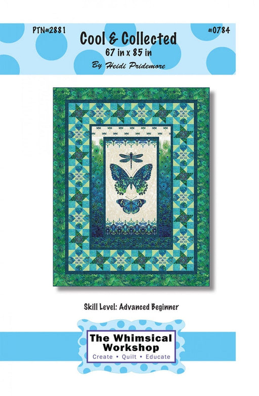Cool & Collected - Quilt PATTERN - by Heidi Pridemore for The Whimsical Workshop - Features Luminosity Fabric by Northcott - TWW 0784 - RebsFabStash