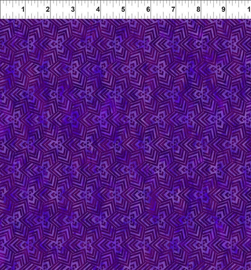 Cosmos - Geometric Shields Purple - Per Yard - Jason Yenter - In the Beginning - Planets and stars! - Digital Print - 10COS-2 - RebsFabStash