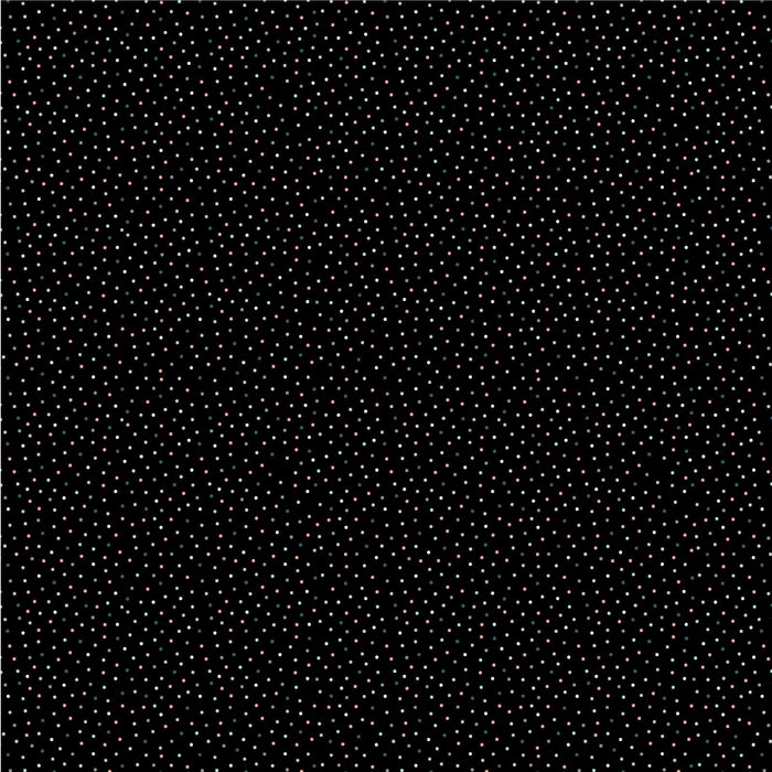 Country Confetti - Licorice - Per Yard - Poppie Cotton - Part of "Farmhouse Favorites" collection - Black - CC20188 - RebsFabStash
