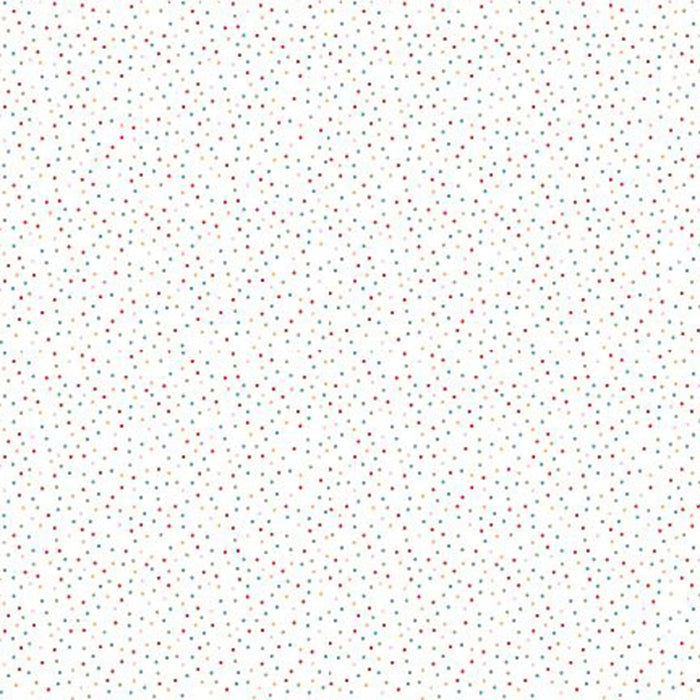 Country Confetti - Marshmallow - Per Yard - Poppie Cotton - Part of "Farmhouse Favorites" collection - New White - CC20190 - RebsFabStash