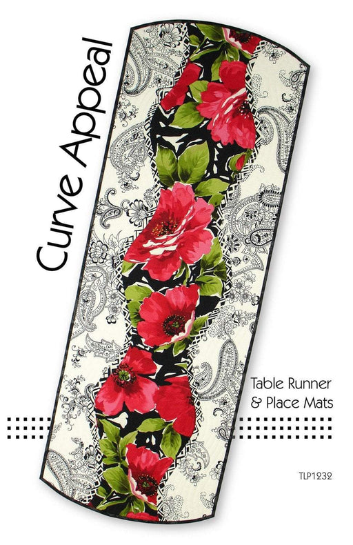 Curve Appeal - Table Runner & Place Mat pattern - Tiger Lily Press - Quilt as you go - TLP1232 - RebsFabStash