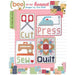 Cut. Press. Sew. Quilt. - Design by Lori Holt of Bee in my Bonnet - Wall Hangings for your sewing room! - RebsFabStash
