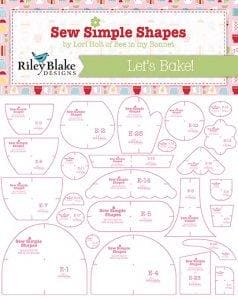 Cute Little Buttons by Lori Holt for Riley Blake Designs Sew Sample Shapes From RebsFabStash