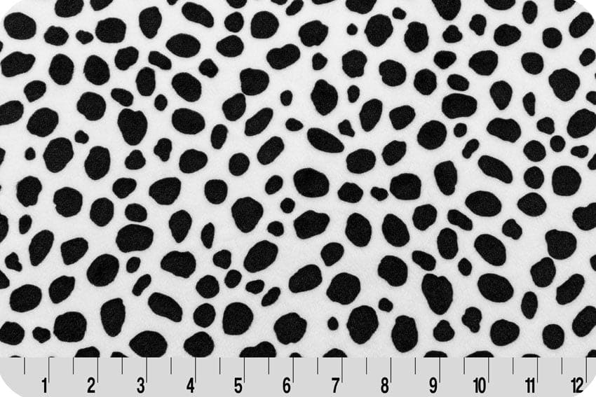 Zebra Cuddle - Cuddle Fabric - per yard - by QT Fabrics - 58/60" - Black/White - CPZEBRA - DR296385