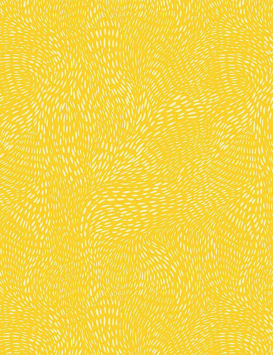 Dash Flow - Daffodil Yellow - Per Yard - by Rae Ritchie for Dear Stella - Tonal, Blender - STELLA-SRR1300 DAFFODIL - RebsFabStash