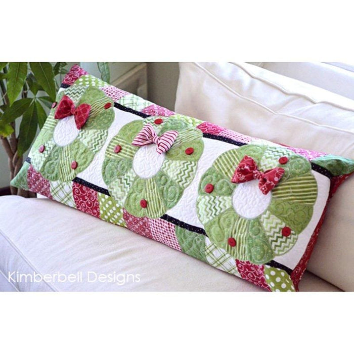 Deck the Halls Embroidery CD - by Kimberbell - Christmas Bench Pillow - by Kim Christopherson - C - RebsFabStash