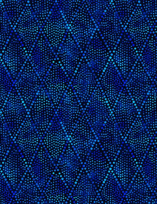 Diamond Dots - Blue - Per Yard - Essentials - Wilmington Prints - Tonal, Blender - 1817-39144-494 - RebsFabStash