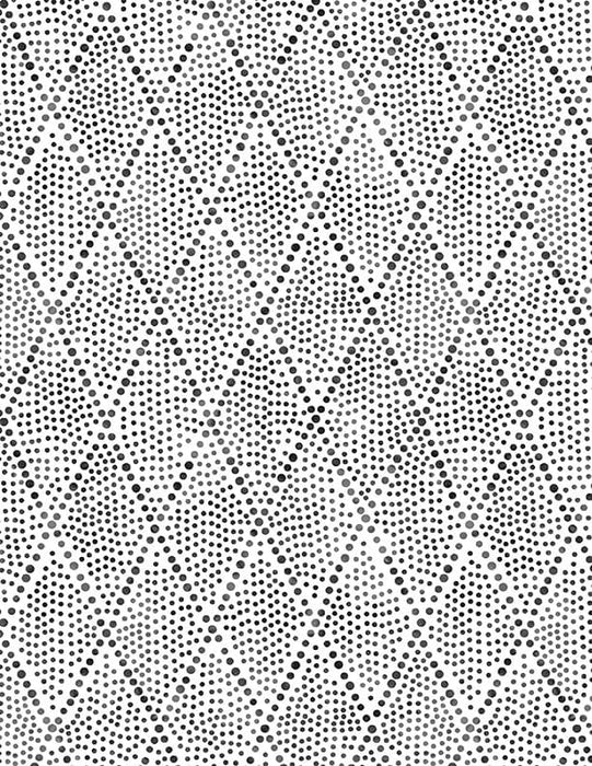 Diamond Dots - White on White - Per Yard - Essentials - Wilmington Prints - Tonal, Blender - 1817-39144-100 - RebsFabStash