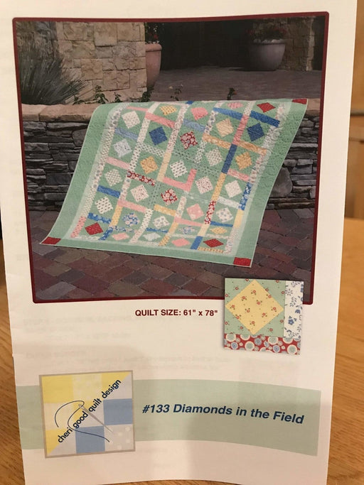 Diamonds in the Field - Quilt Pattern by Cheri Good Quilt Design #133 - RebsFabStash